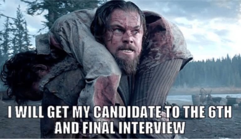 Recruiting meme - final interview