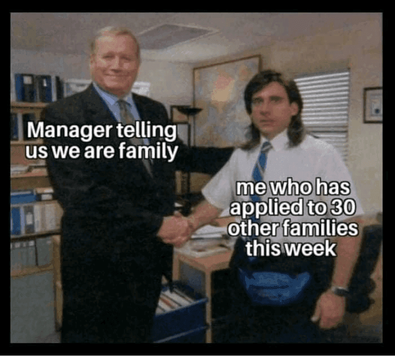 Recruiting meme - Family