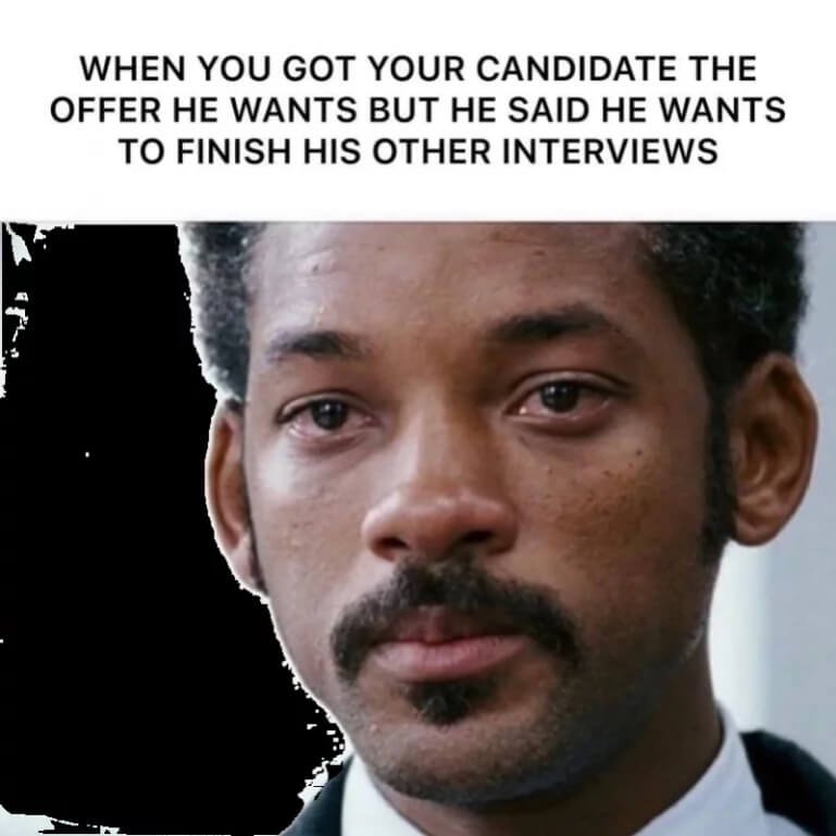 Recruiting meme - finish other interview