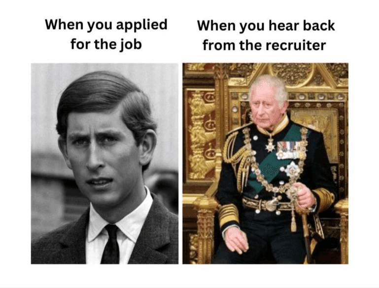 Recruiting meme - When you hear back