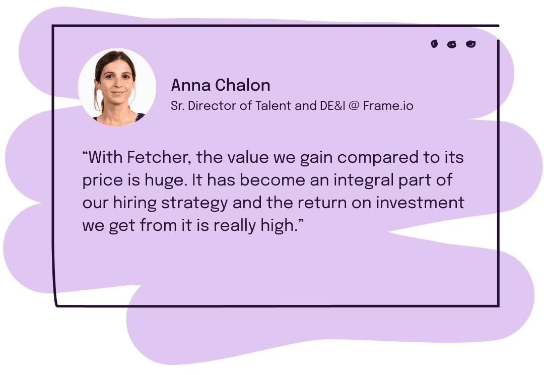 Anna Chalon from Frame.io quote