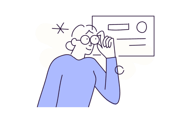 inspecting illustration