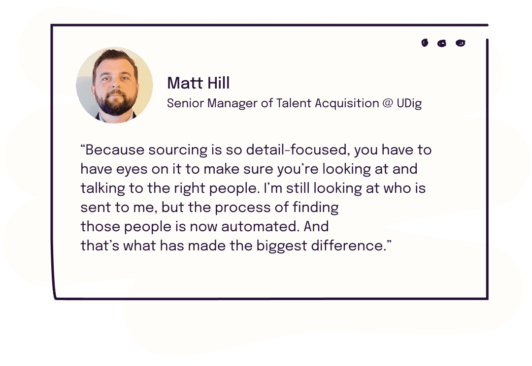 Matt Hill from UDig quote