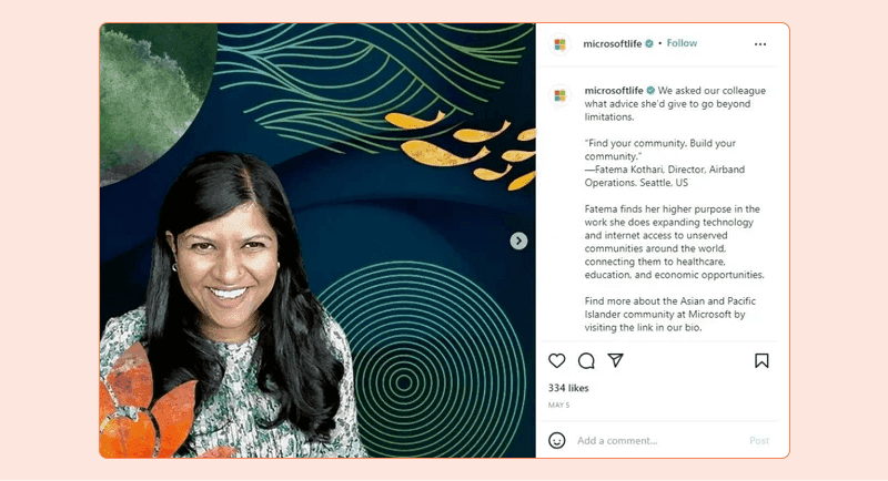 Microsoft promoting diversity and inclusion through employer branding