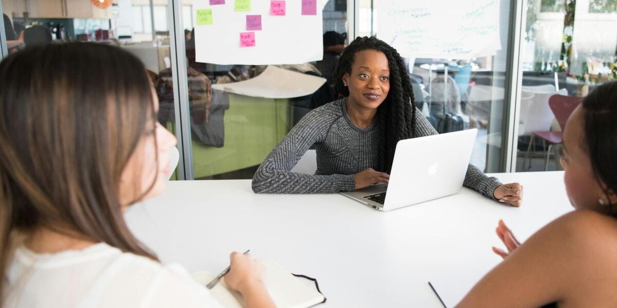 Recruiters interviewing a referred candidate